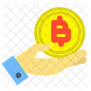 Tenencia De Bitcoin Bitcoin Inversor Icono