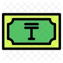 Tenge Banknote Country Icon