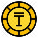 Tenge Coin Currency Icon