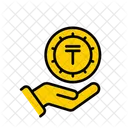 Tenge Coin Business Finance Icon