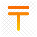 Tenge Sign Icon
