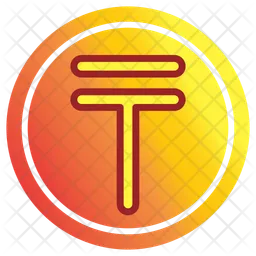 Tenge Symbol  Icon