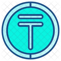 Tenge Symbol  Icon