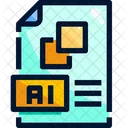 Arquivo Ai Inteligencia Artificial Formato Icon