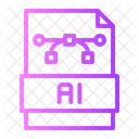 Arquivo Ai Documento Ai Tipo De Arquivo Ícone