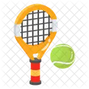 Tenis Raqueta Juego Icono
