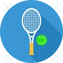 Tenis De Mesa Bate Logotipo Icono