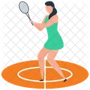 Jugador De Tenis Tenis Deporte Icono