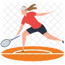 Jugador De Tenis Tenis Deporte Icono