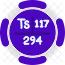 Tennessin Periodensystem Chemie Symbol