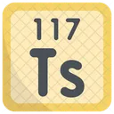Tennessine Periodic Table Chemists Icon
