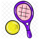 Tennis Sports Equipment Tennis Racket Icon