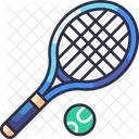 Tennis Racket Ball Icon