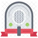Badge Pin Racket Icon