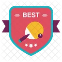 Logo De Competition De Ligue Badge Sportif Etiquette De Tennis Icône