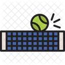 Tennis Ball Hits The Net  Icon