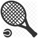 Tennis Ball Racket Icon