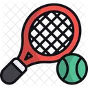 Tennis Racket Ball Icon