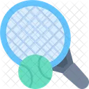 Tennis Schlager Tennisball Symbol