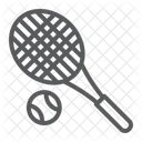 Tennis Racket Ball Icon