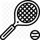 Tennis Racket Ball Icon