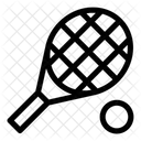 Tennis Racket Ball Icon