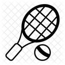 Tennis Tennis Racket Tennis Ball Icon