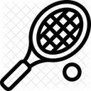 Tennis Tennis Racket Tennis Ball Icon