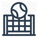 Tennis Net Barrier Court Icon