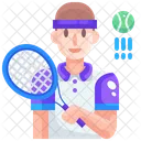 Tennis Player  Icon