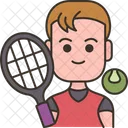 Tennis Player  Icon