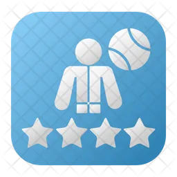 Tennis player rating  Icon