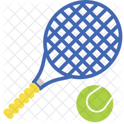 Tennis Racket And Ball  Icon