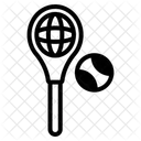 Tennis Racket And Ball Icon