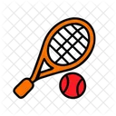 Tennis Racket Fitness Workout Icon