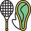 Tennisschlagertasche Tennisschlager Squashschlager Symbol