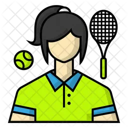 Tennisspieler  Symbol