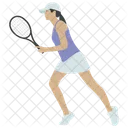 Tennisservice Tennis Tennisspieler Symbol