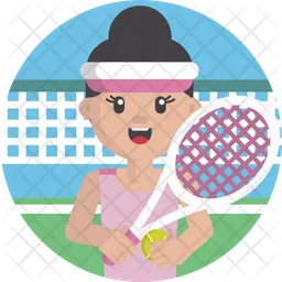 Tennisspieler  Symbol