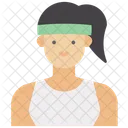 Tennisspieler  Symbol
