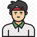 Tennisspieler Sportler Sportlerin Symbol