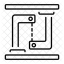 Tensegrity Struktur Ausgewogen Architektur Symbol