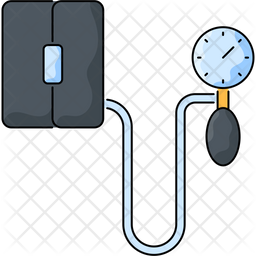 Tensiometer Icon - Download in Colored Outline Style