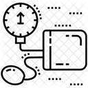 Machine De Verification De La Pression Arterielle Moniteur De Pression Arterielle Sphygmomanometre Icône