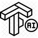 Tensorflow Line Icon Icon