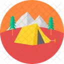 Tent Holiday Holidays Icon