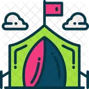 Tent Camping Activity Icon