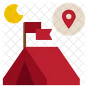 Tent Camping Campground Icon