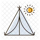 Tent Outdoor Adventure Shelter Icon