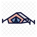 Tent Hiking Camping Icon